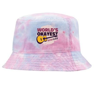 World's Okayest Guitar Player Tie-Dyed Bucket Hat