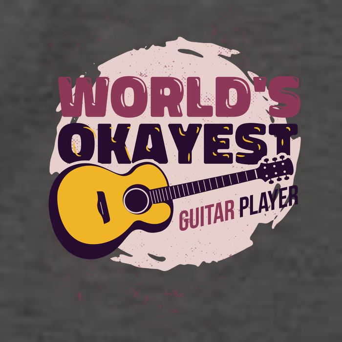 World's Okayest Guitar Player Vector Backpack