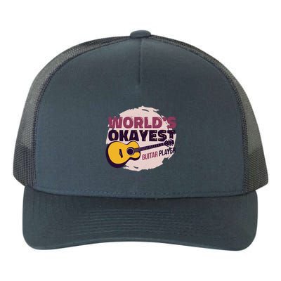 World's Okayest Guitar Player Yupoong Adult 5-Panel Trucker Hat