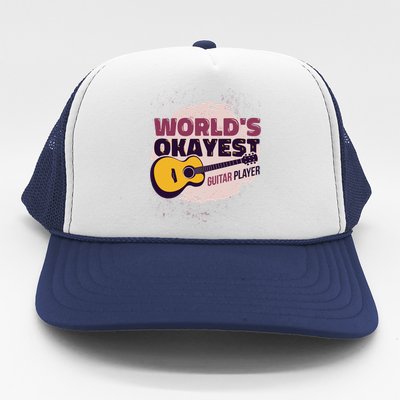 World's Okayest Guitar Player Trucker Hat