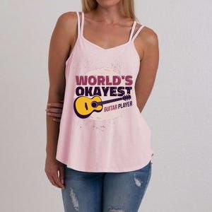 World's Okayest Guitar Player Women's Strappy Tank