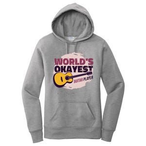 World's Okayest Guitar Player Women's Pullover Hoodie