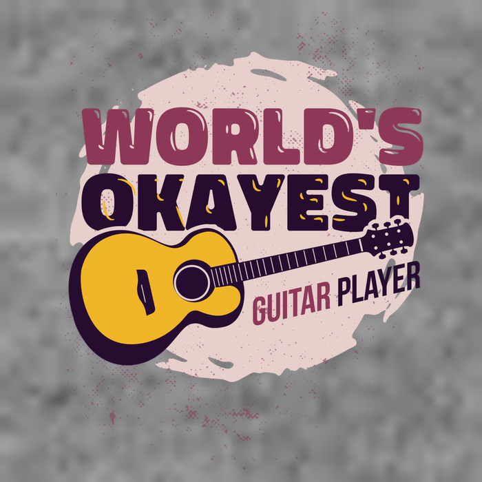World's Okayest Guitar Player Baby Bodysuit