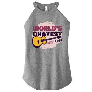 World's Okayest Guitar Player Women's Perfect Tri Rocker Tank