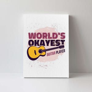 World's Okayest Guitar Player Canvas