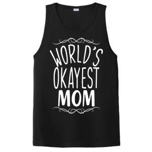 World's Okayest Mom PosiCharge Competitor Tank