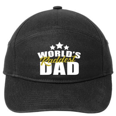 World's Raddest Dad 7-Panel Snapback Hat