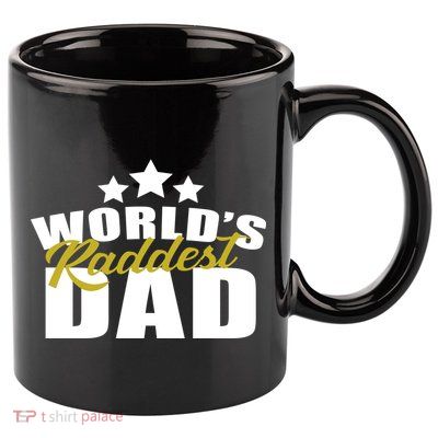World's Raddest Dad 11oz C Handle Ceramic Mug