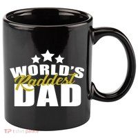 World's Raddest Dad 11oz C Handle Ceramic Mug