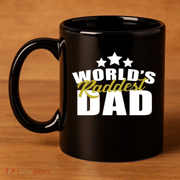World's Raddest Dad 11oz C Handle Ceramic Mug