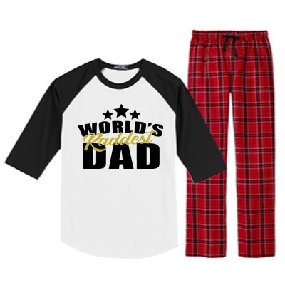 World's Raddest Dad Raglan Sleeve Pajama Set