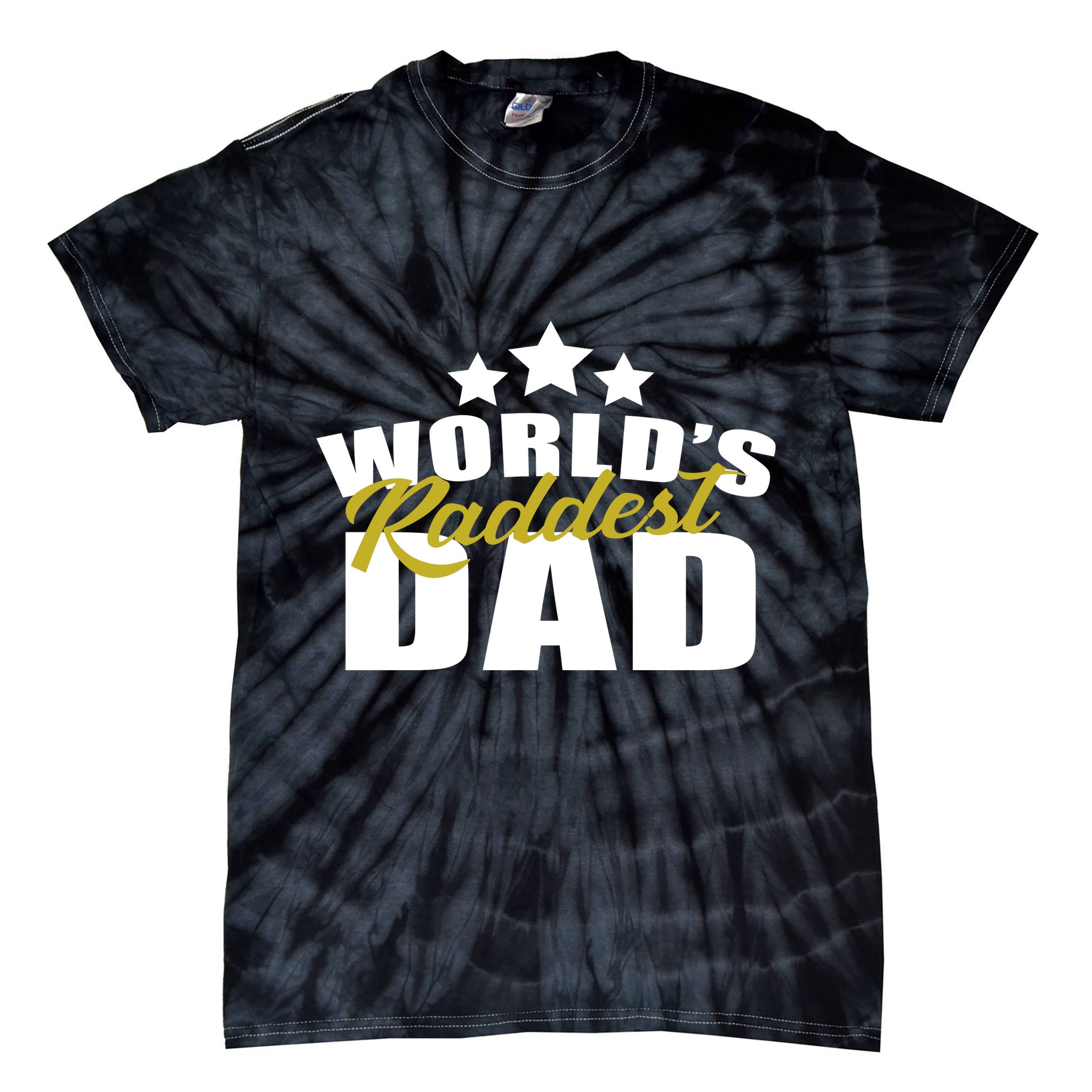 World's Raddest Dad Tie-Dye T-Shirt