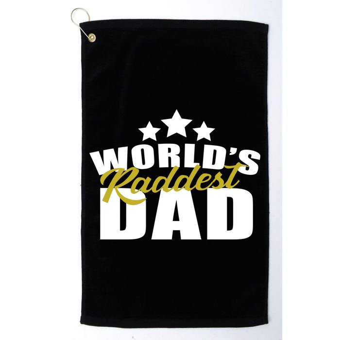 World's Raddest Dad Golf Towel