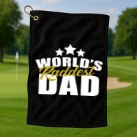 World's Raddest Dad Golf Towel