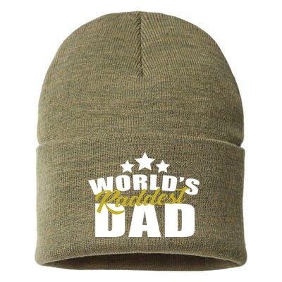 World's Raddest Dad Sustainable Knit Beanie