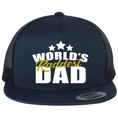 World's Raddest Dad Flat Bill Trucker Hat