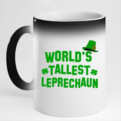 World's Tallest Leprechaun 11oz Black Color Changing Mug