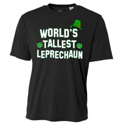 World's Tallest Leprechaun Cooling Performance Crew T-Shirt