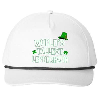 World's Tallest Leprechaun Snapback Five-Panel Rope Hat