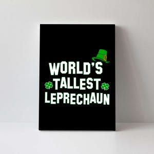 World's Tallest Leprechaun Canvas