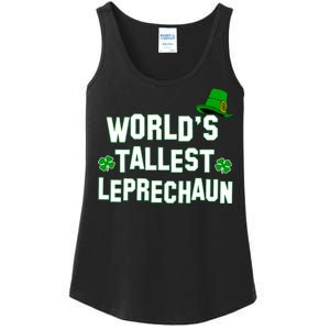 World's Tallest Leprechaun Ladies Essential Tank