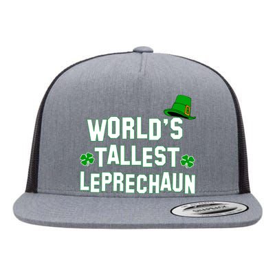 World's Tallest Leprechaun Flat Bill Trucker Hat