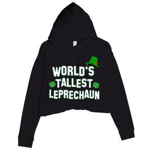 World's Tallest Leprechaun Crop Fleece Hoodie