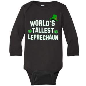 World's Tallest Leprechaun Baby Long Sleeve Bodysuit