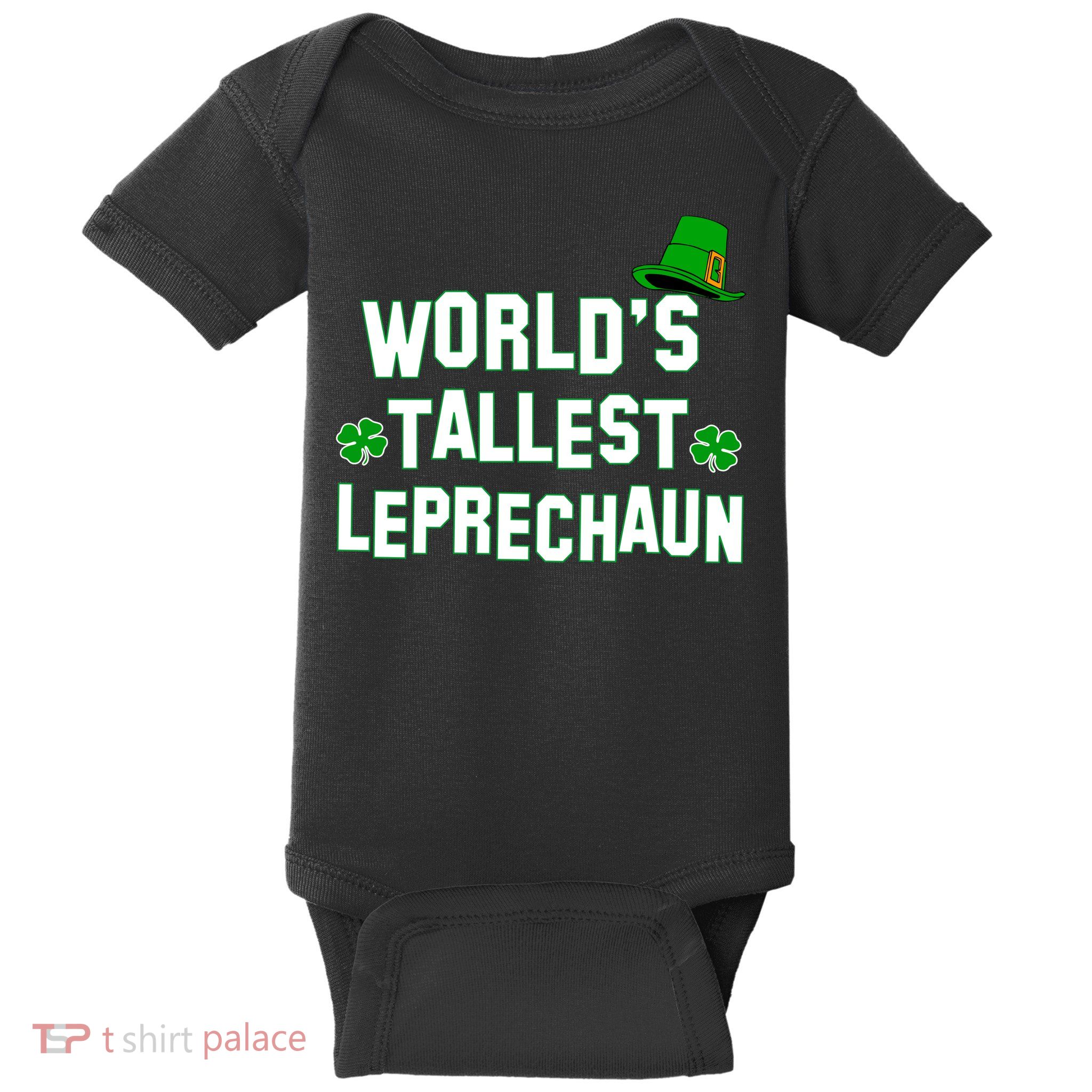 World's Tallest Leprechaun Baby Bodysuit