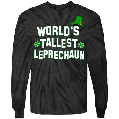 World's Tallest Leprechaun Tie-Dye Long Sleeve Shirt