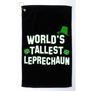 World's Tallest Leprechaun Platinum Collection Golf Towel