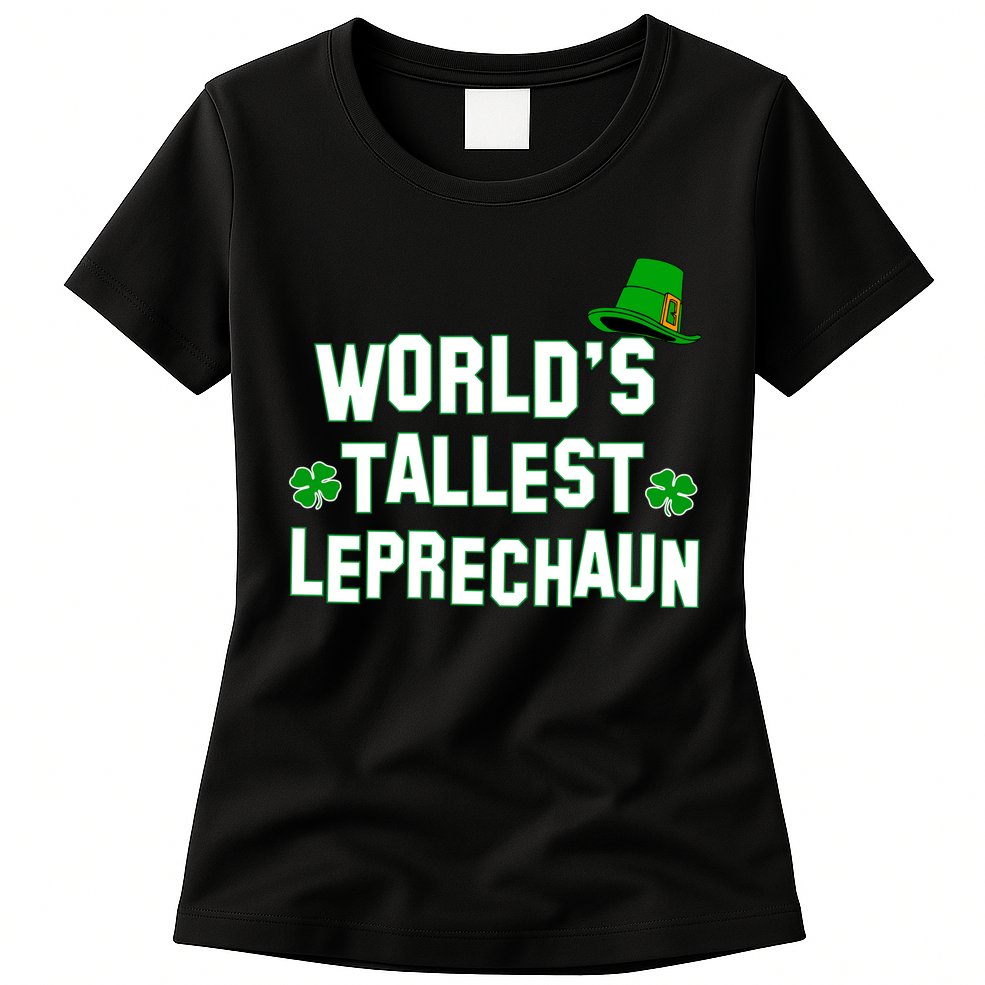 World's Tallest Leprechaun Womens T-Shirt