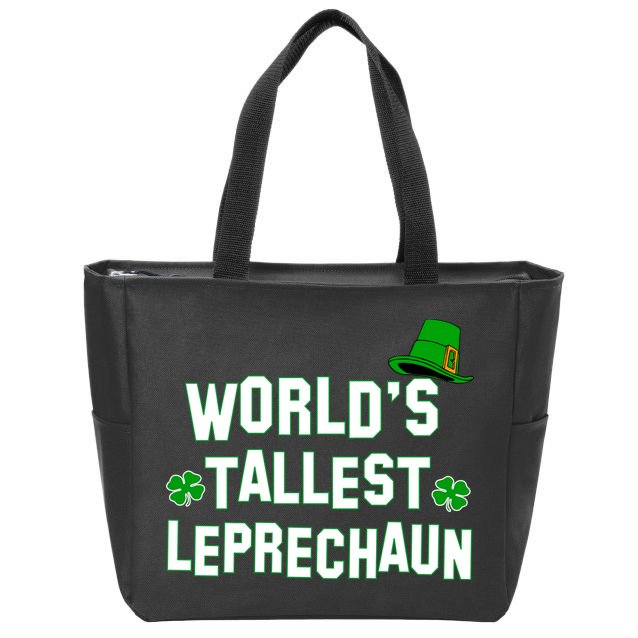 World's Tallest Leprechaun Zip Tote Bag