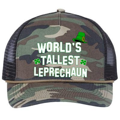 World's Tallest Leprechaun Retro Rope Trucker Hat Cap