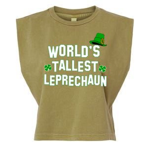 World's Tallest Leprechaun Garment-Dyed Women's Muscle Tee