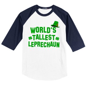 World's Tallest Leprechaun Baseball Sleeve Shirt