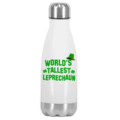 World's Tallest Leprechaun Stainless Steel Insulated Water Bottle