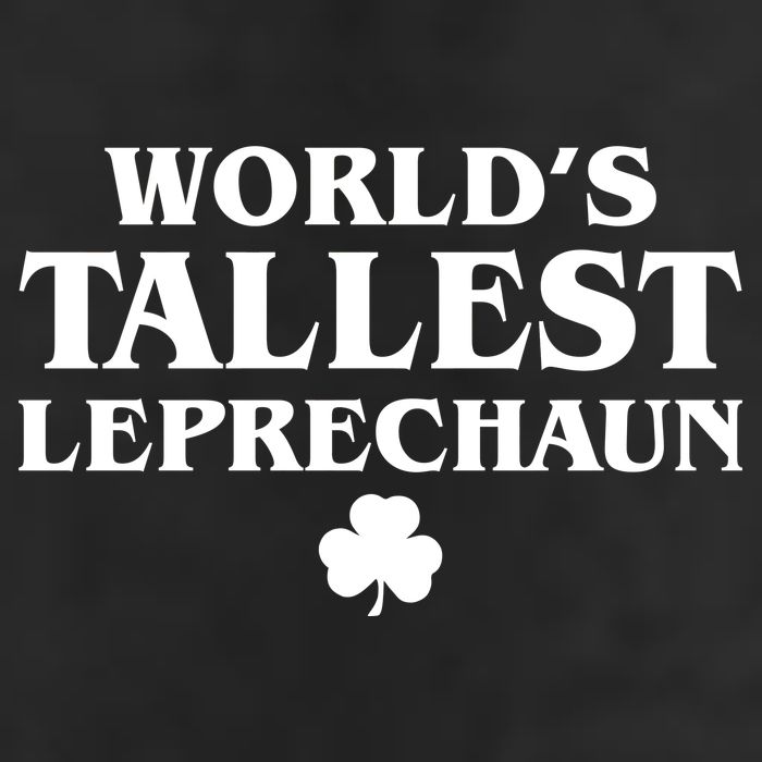 World's Tallest Leprechaun Clover Funny St. Patrick's Day Golf Towel