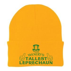 World's Tallest Leprechaun Funny Knit Cap Winter Beanie