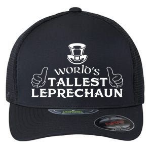 World's Tallest Leprechaun Funny Flexfit Unipanel Trucker Cap