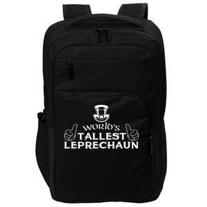 World's Tallest Leprechaun Funny Impact Tech Backpack