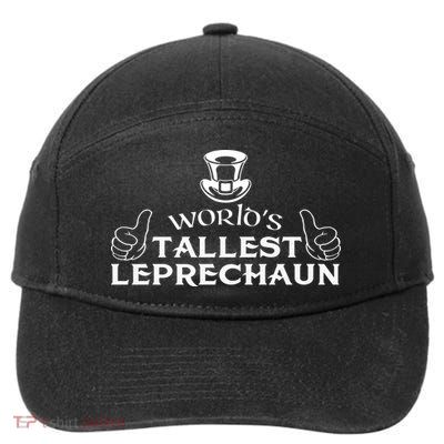 World's Tallest Leprechaun Funny 7-Panel Snapback Hat