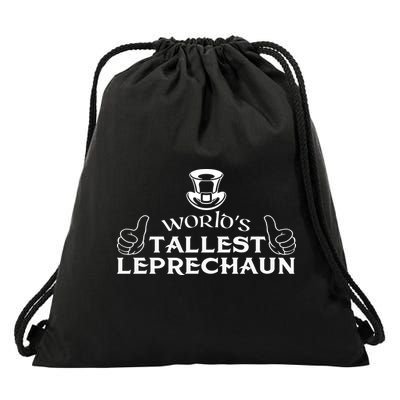 World's Tallest Leprechaun Funny Drawstring Bag