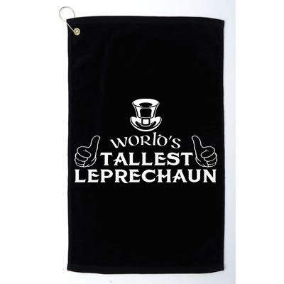 World's Tallest Leprechaun Funny Golf Towel