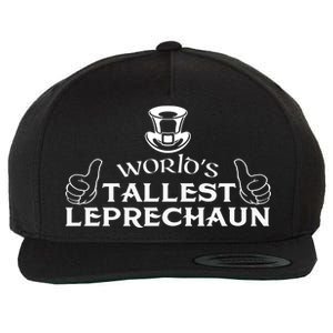 World's Tallest Leprechaun Funny Wool Snapback Cap