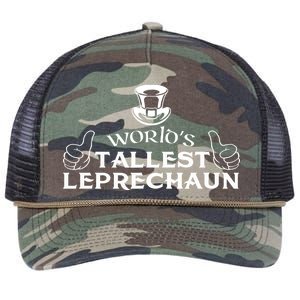 World's Tallest Leprechaun Funny Retro Rope Trucker Hat Cap