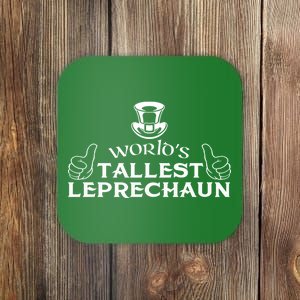 World's Tallest Leprechaun Funny Coaster