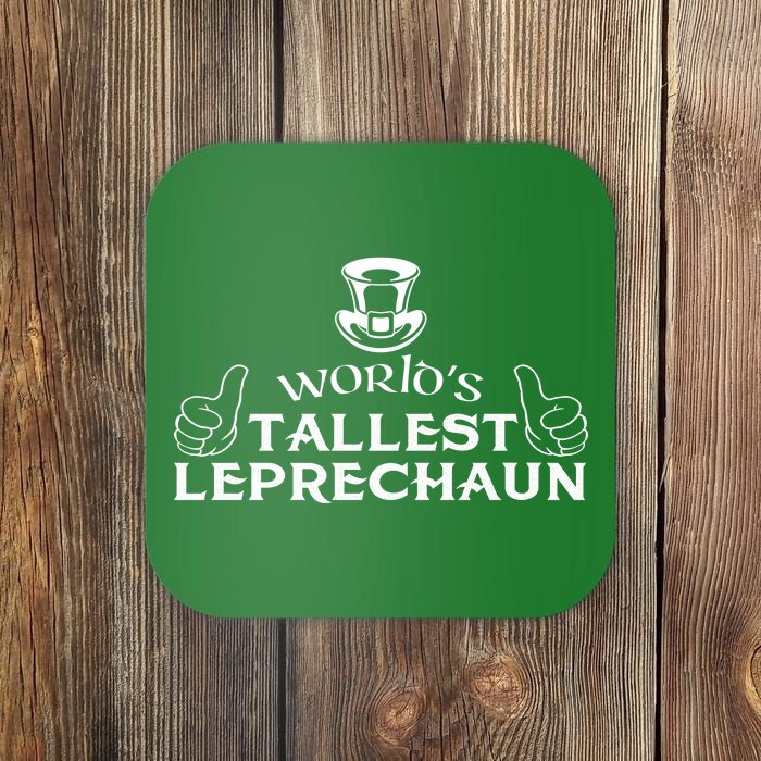 World's Tallest Leprechaun Funny Coaster