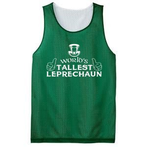 World's Tallest Leprechaun Funny Mesh Reversible Basketball Jersey Tank