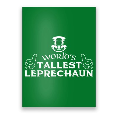 World's Tallest Leprechaun Funny Poster